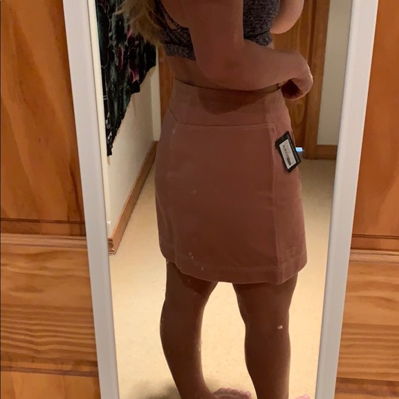 Scotch and Soda pink button up jean skirt w/ pockets - Picture 6 of 6